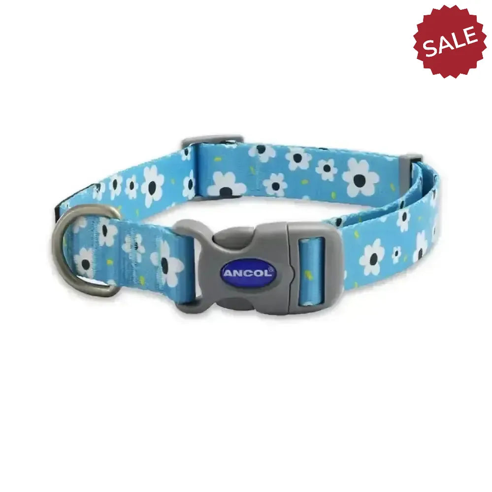 Ancol Soho Pet Collar Daisy Size 5 - 9 (45-70cm) Daisy Dog Collars