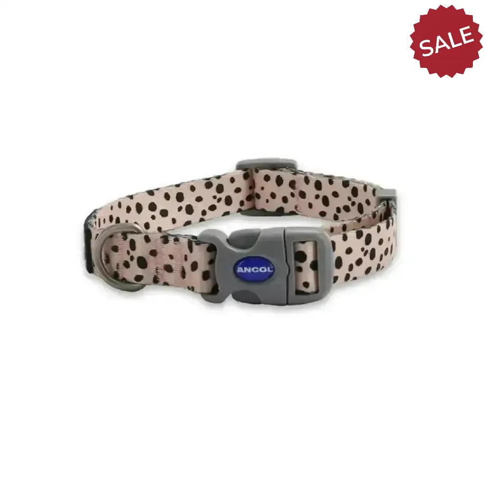 Ancol Soho Pet Collar Dalmatian Size 2 - 5 (30-50 cm) Dalmatian Dog Collars