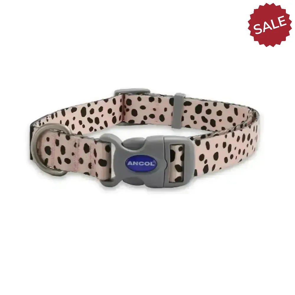 Ancol Soho Pet Collar Dalmatian Size 5 - 9 (45-70cm) Dalmatian Dog Collars
