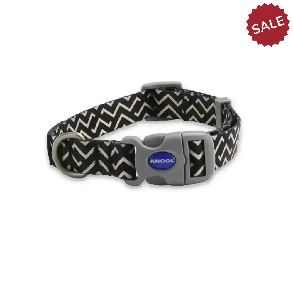 Ancol Soho Pet Collar Zig Zag Size 2 - 5 (30-50 cm) Zig Zag Pet Collars