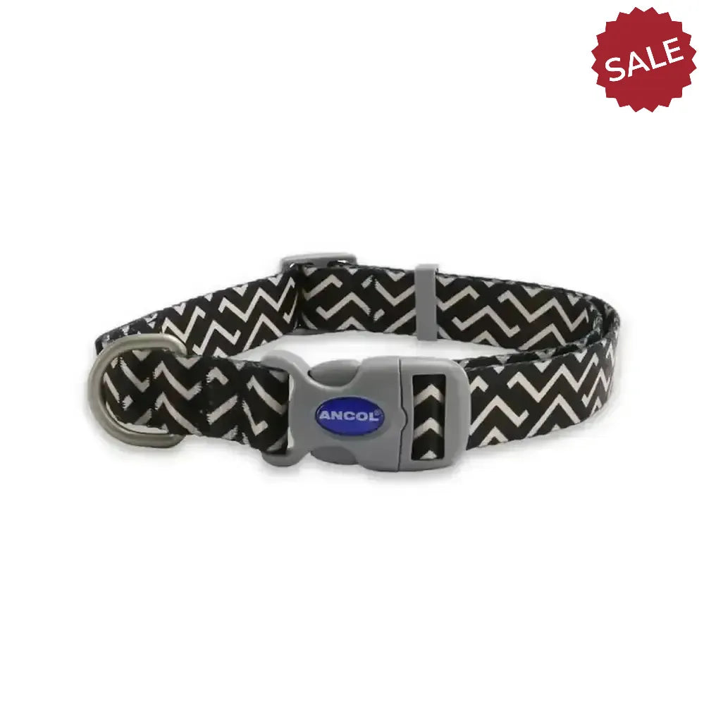 Ancol Soho Pet Collar Zig Zag Size 5 - 9 (45-70cm) Zig Zag Pet Collars