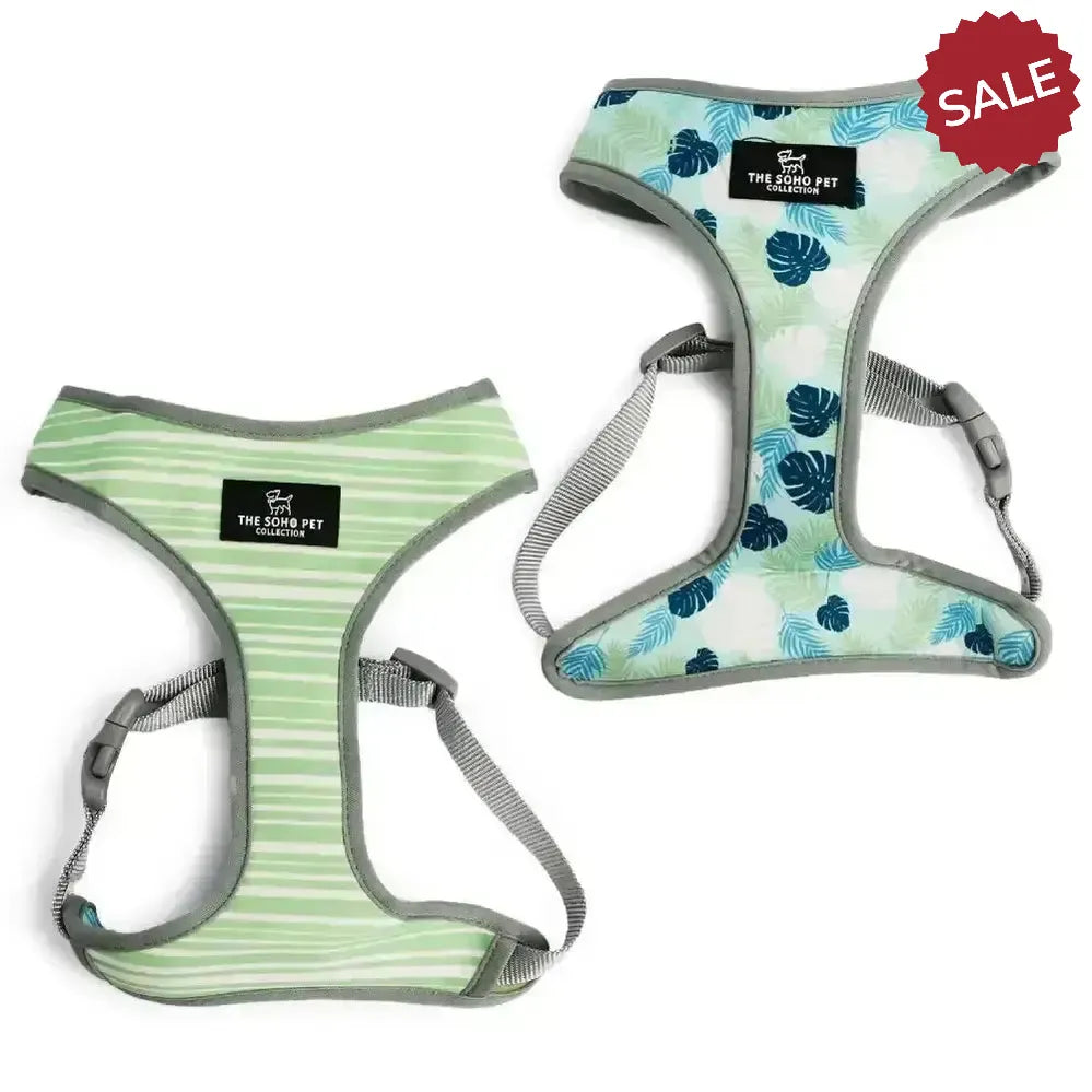 Ancol Soho Pet Harness Reversible Stripe/Leaf Large (46-76cm) Stripe/Leaf Dog Harness