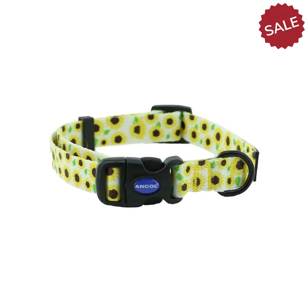 Ancol Soho Sunflower Patterned Collar Large 45 x 70cm Dog Collars