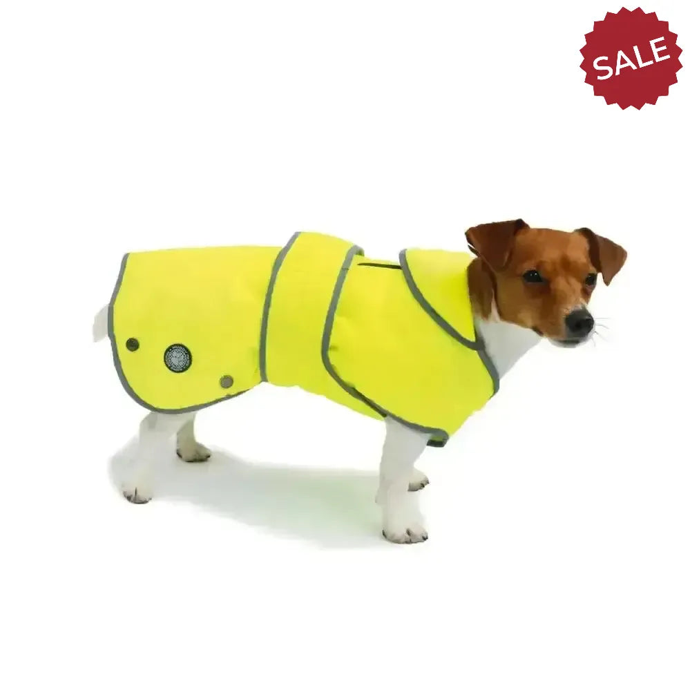 Ancol Stormguard Dog Coat Reflective Yellow X Small Dog Coat
