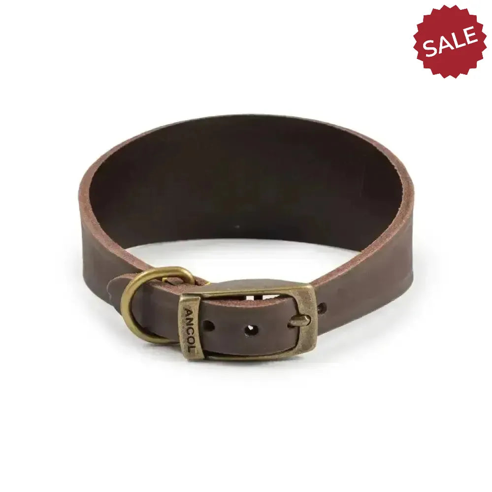 Ancol Timberwolf Hound Collar Sable Size 2 (30-34cm) Sable Dog Collars