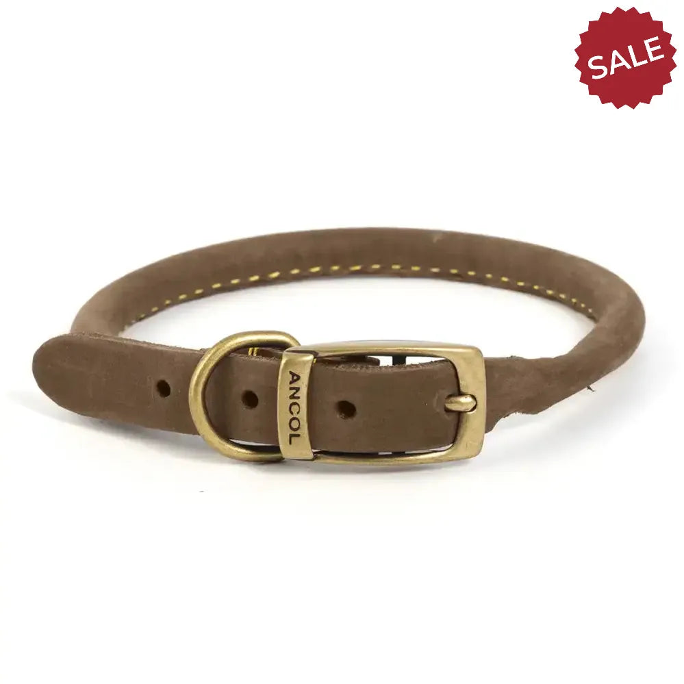 Ancol Timberwolf Round Collar Sable 35-43cm size-4 Dog Collars