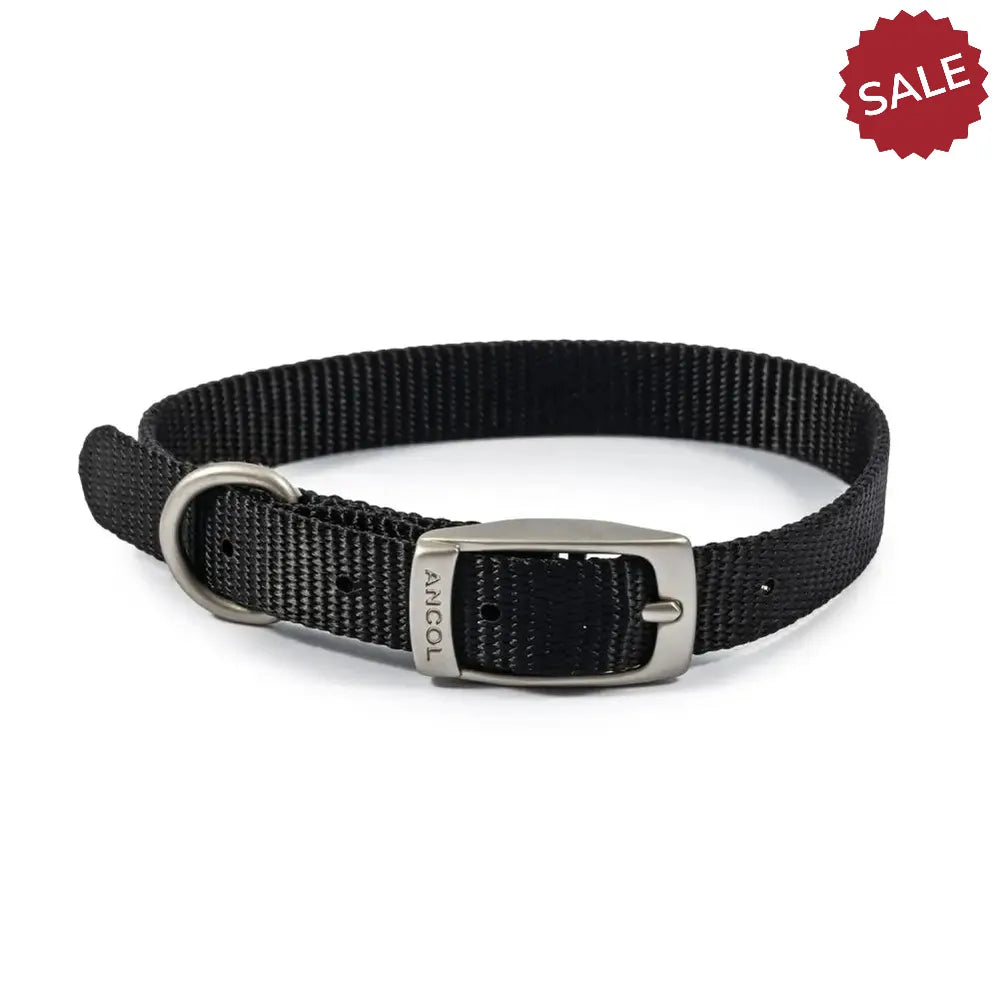 Ancol Viva Collar Black 26-31cm Size 2 Dog Collars