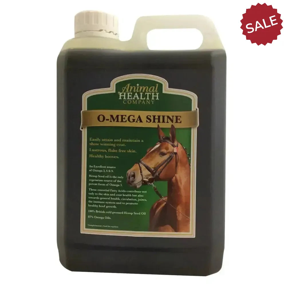 Animal Health Company O-Mega Shine 5 Litre Horse Skin Care Supplements