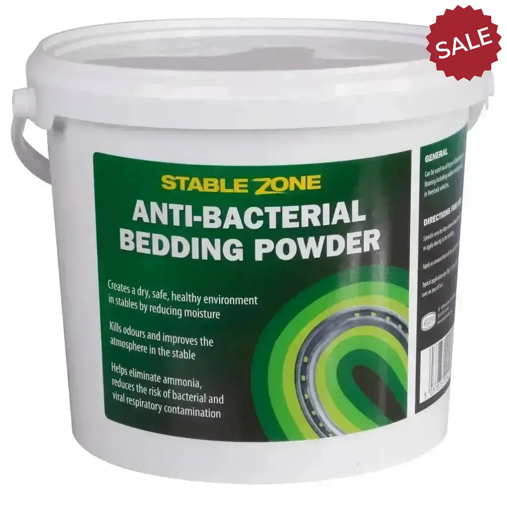 Animal Health Company Stablezone Antibacterial Bedding Powder 5kg Stable Accessories