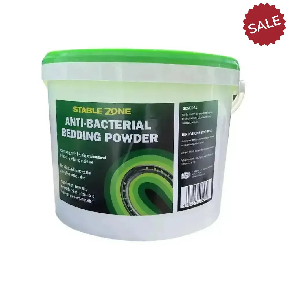 Animal Health Company Stablezone Antibacterial Bedding Powder 5kg Stable Accessories