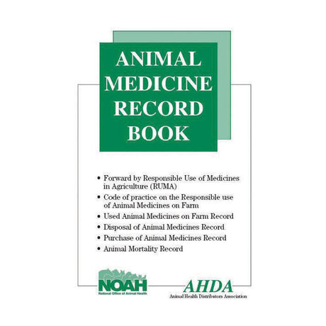 Animal Medicine Record Book   Barnstaple Equestrian Supplies