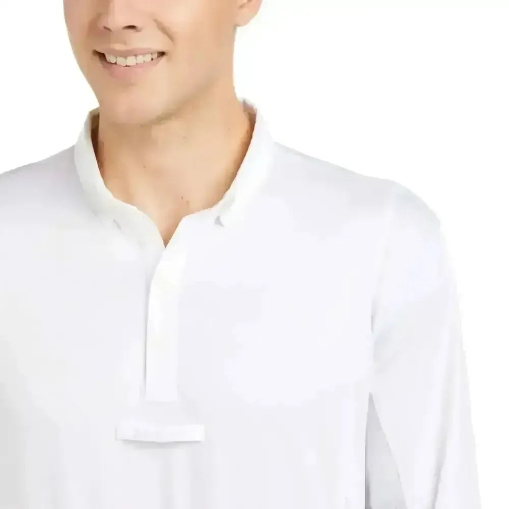 Ariat Gents Tek Long Sleeve Mens Show Shirts White X Small Show Shirts