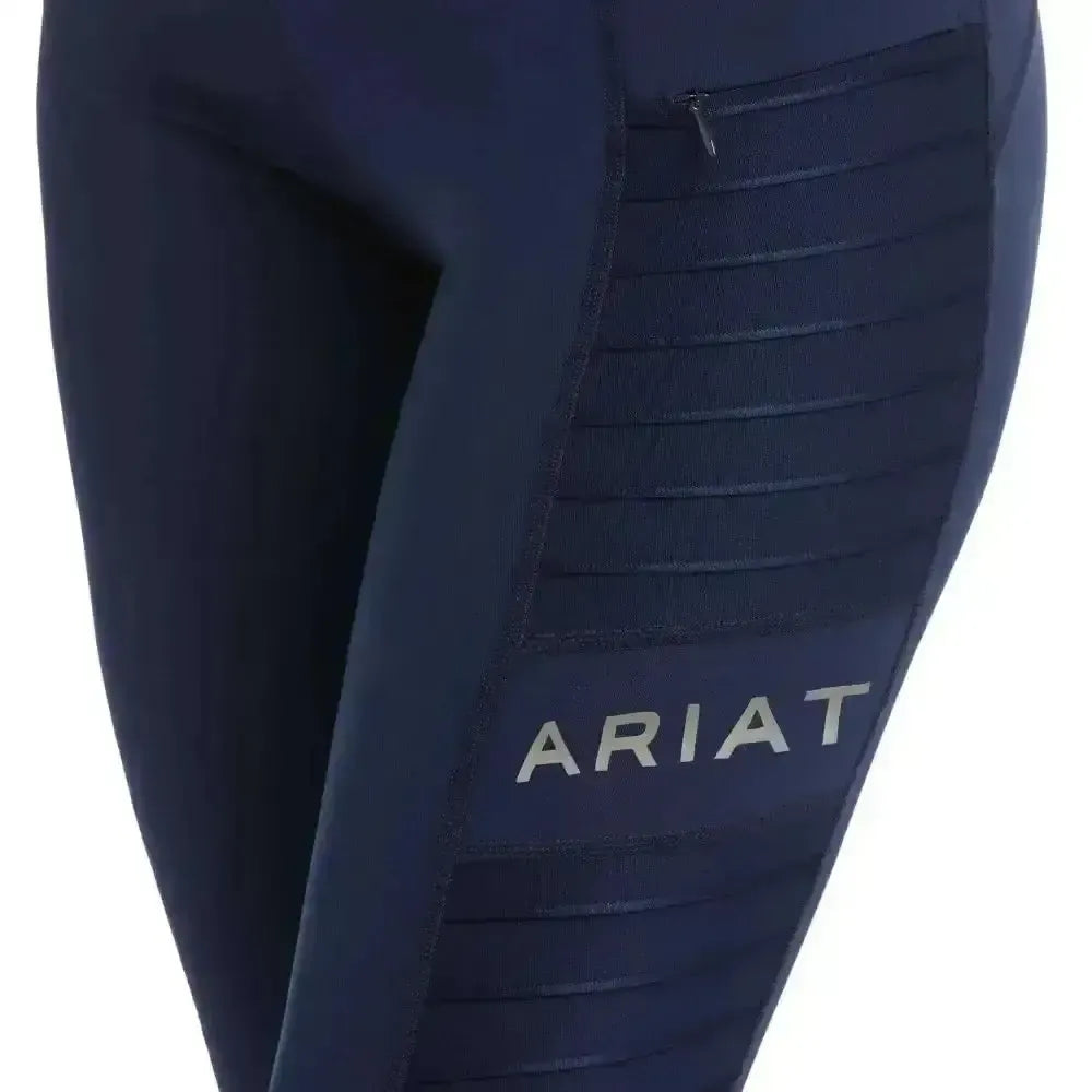 Ariat Ladies EOS Moto Full Seat Riding Tights Navy Largearge Riding Tights