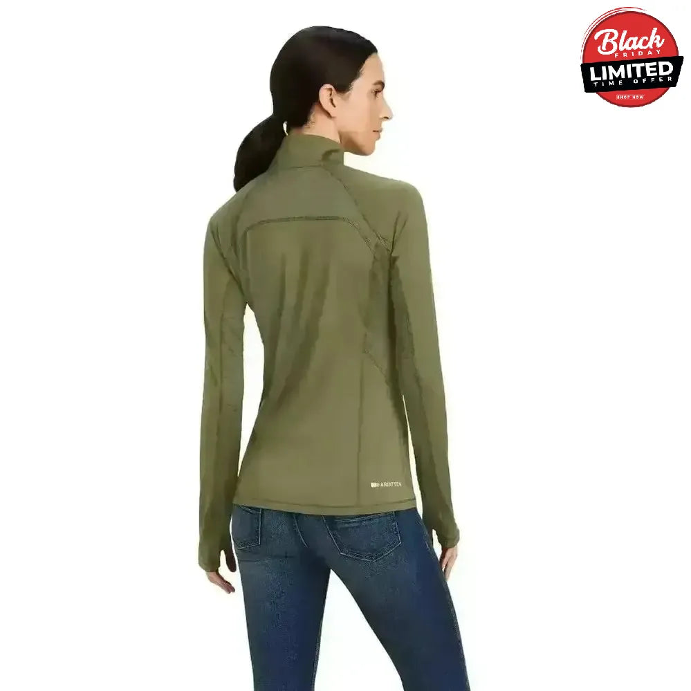 Ariat Lowell Base Layer 2.0 1/4 Zip Team Print X Small Base Layers