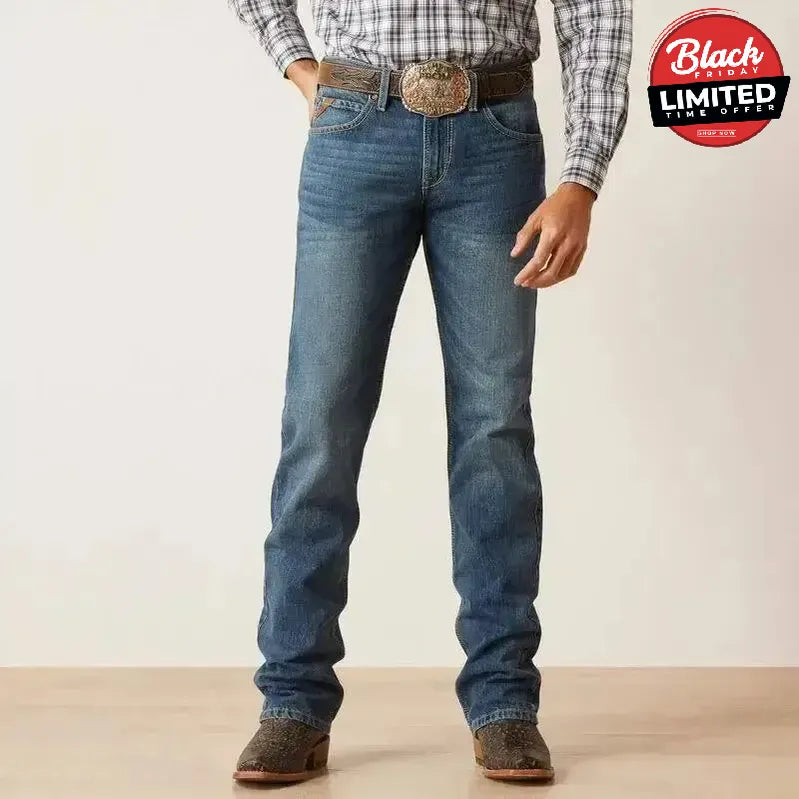 Ariat Mens Slim Ezra Straight Jean 38 32 Breeches