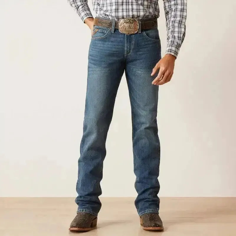 Ariat Mens Slim Ezra Straight Jean 38 32 Breeches