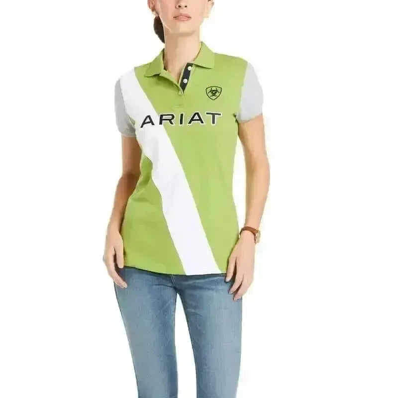 Ariat Taryn Polo Shirts Peridot Small Polo Shirts