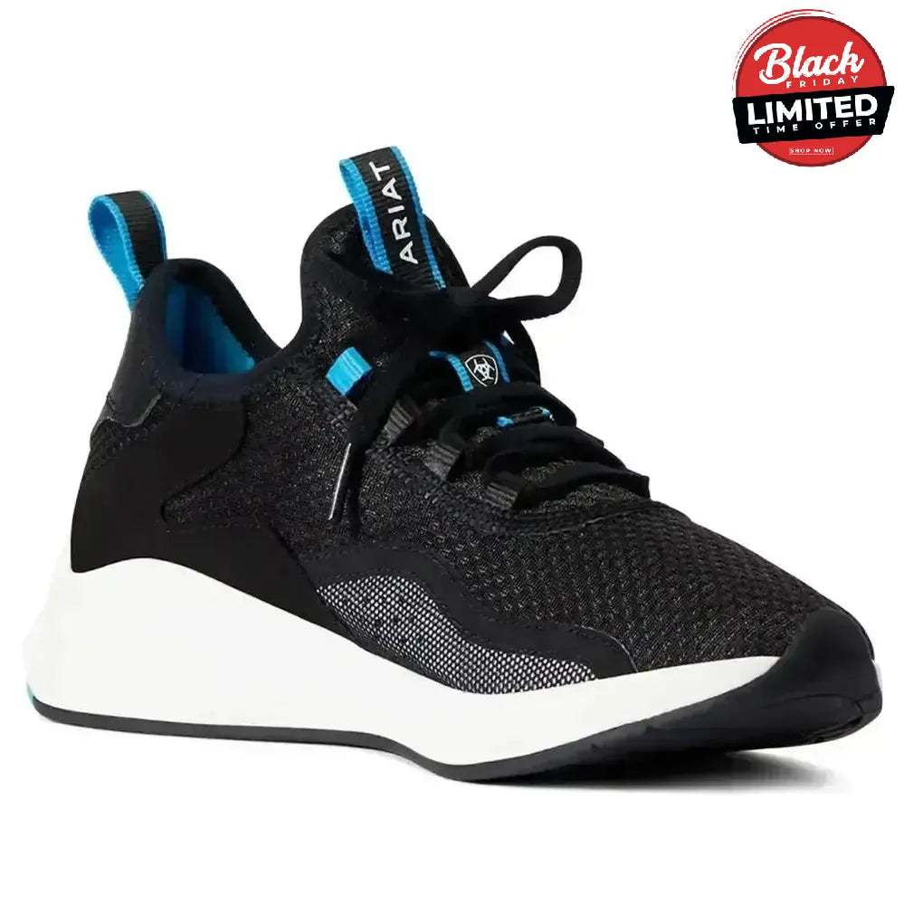 Ariat WMS Ignite Waterproof Trainers 3/36 Black Trainers