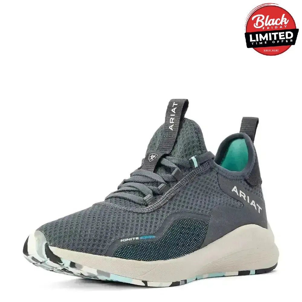 Ariat WMS Ignite Waterproof Trainers 3/36 Black Trainers