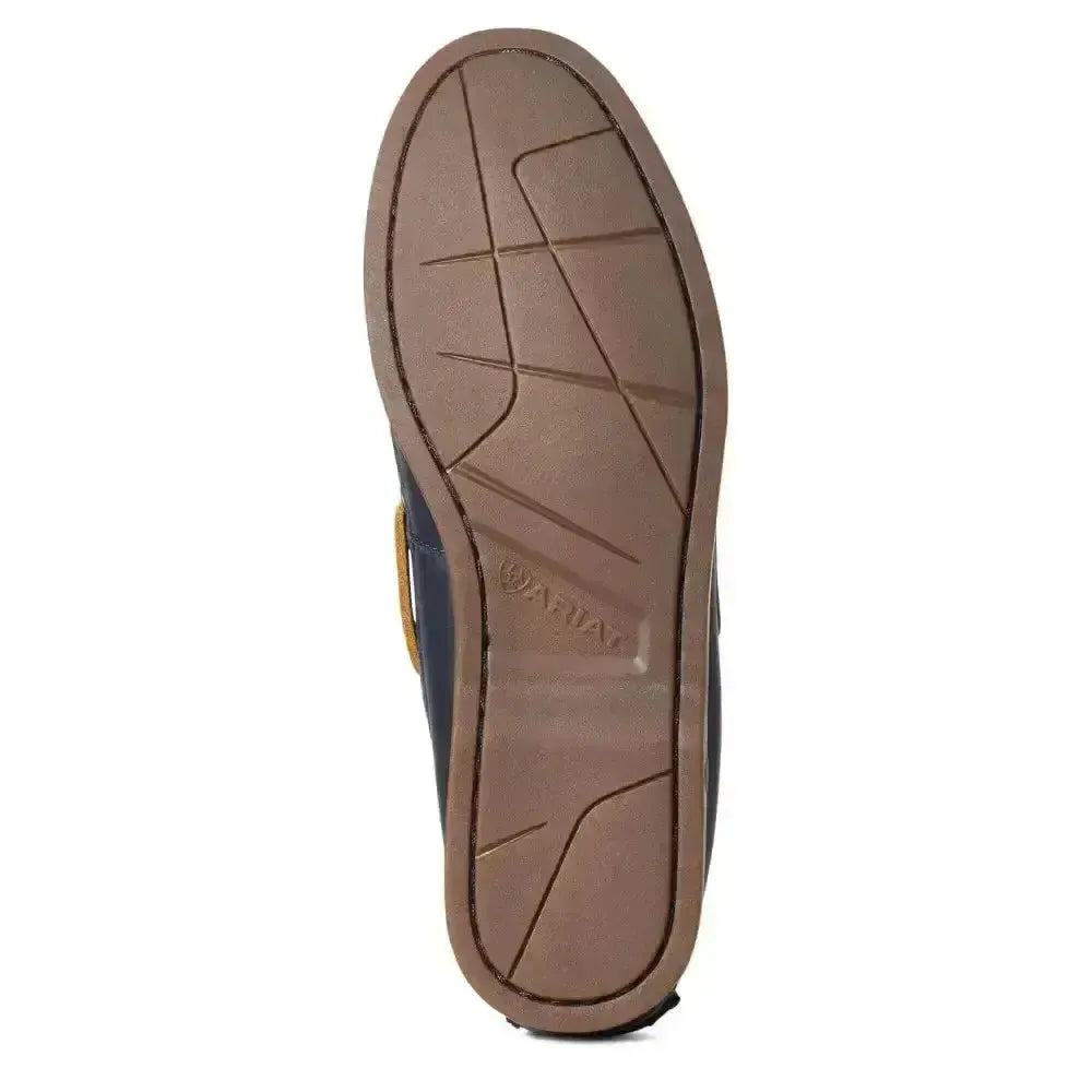Ariat Womans Antigua Boat Shoes Navy 3/5.5 Footwear