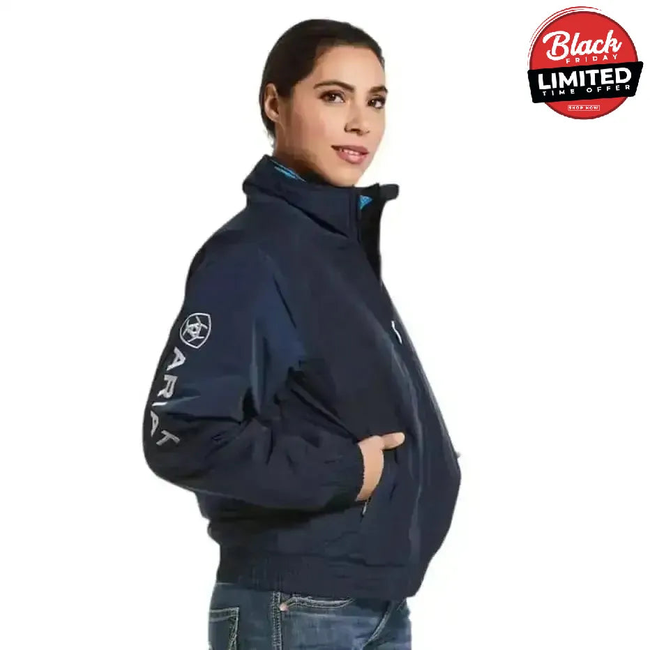 Ariat Womens Stable Jacket Extra Small Navy Blouson Jackets
