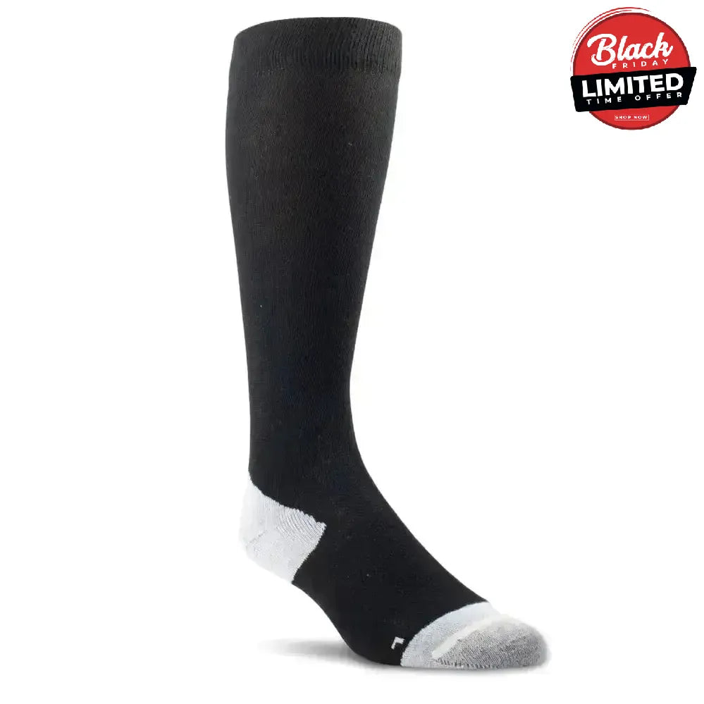 AriatTEK Performance Socks Black / White Riding Socks