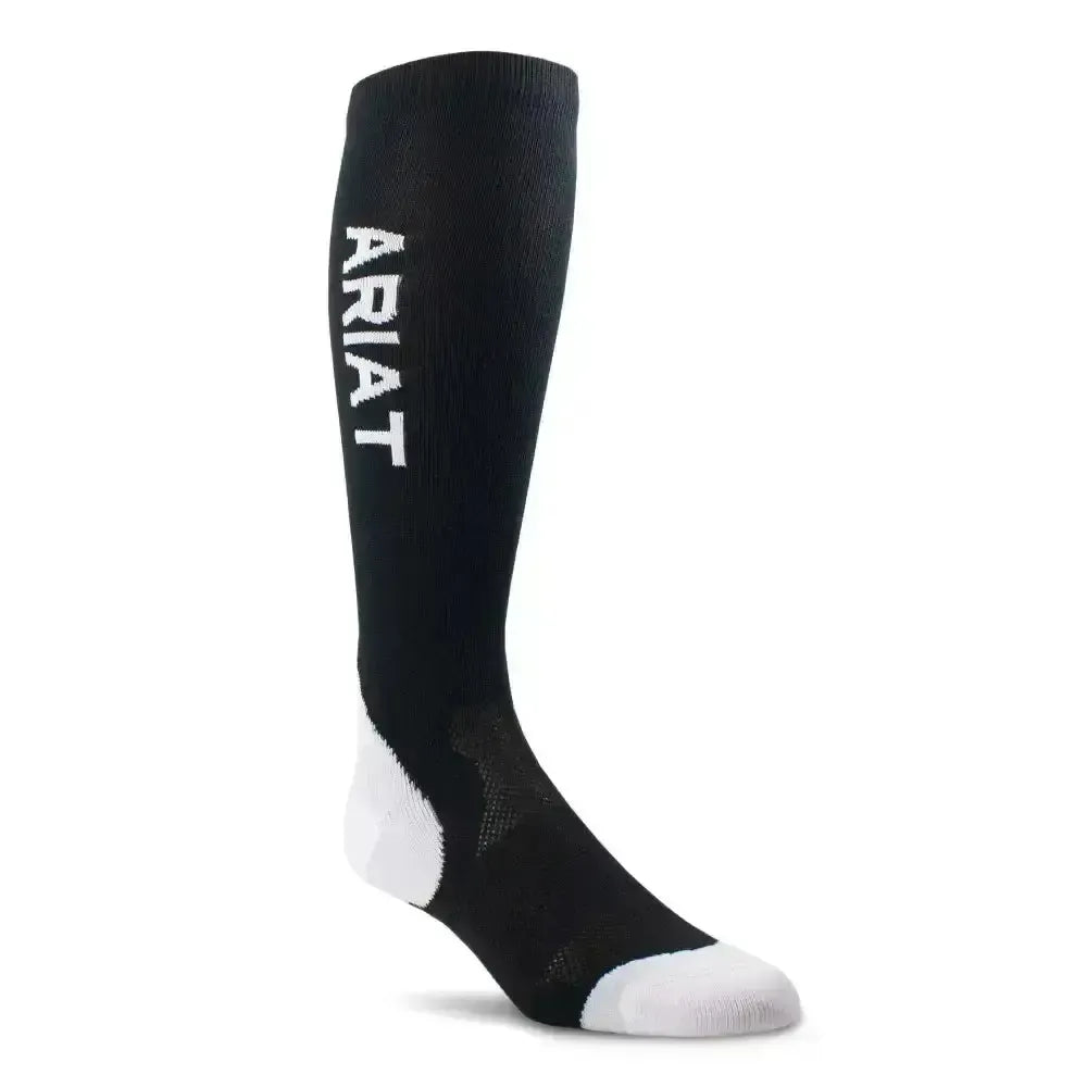 AriatTEK Performance Socks Black / White Riding Socks