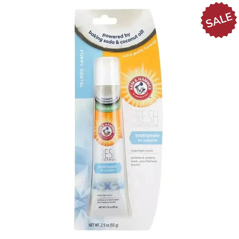 Arm & Hammer Fresh Coconut Mint Toothpaste For Puppies PUPPIES Dogs