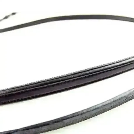 Ascot Leather Dressage Reins Pony 13 mm / 1/2" Black Reins