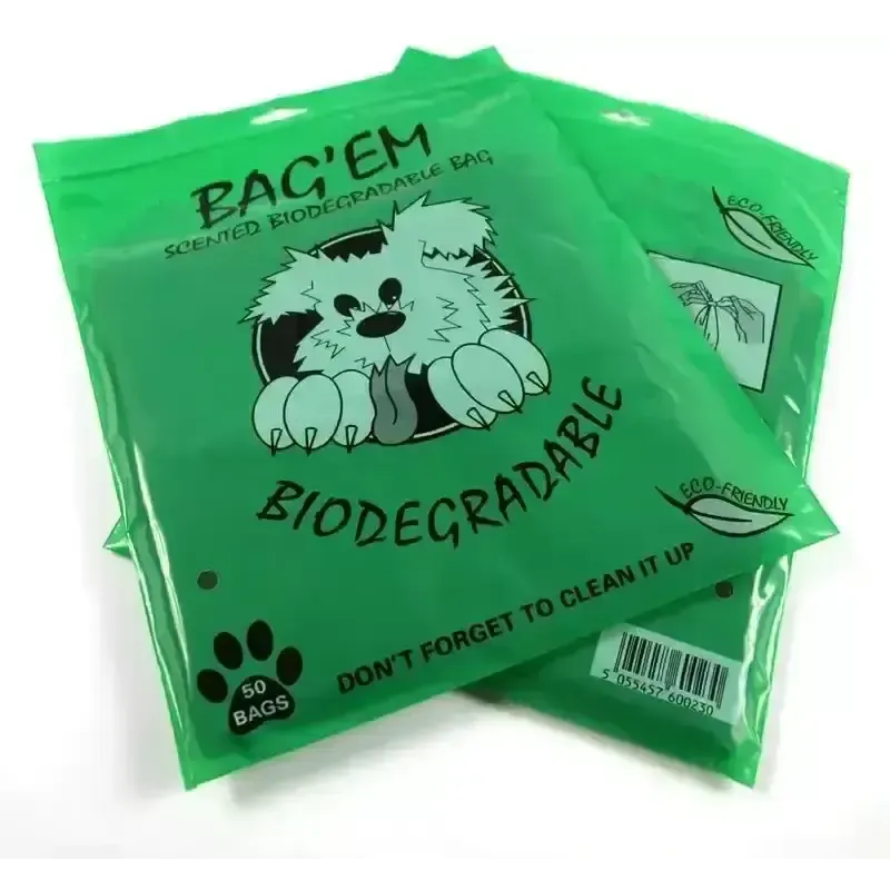 Bag'Em Biodegradable Poo Bags, SINGLES ( 50pk ) Poop Bags