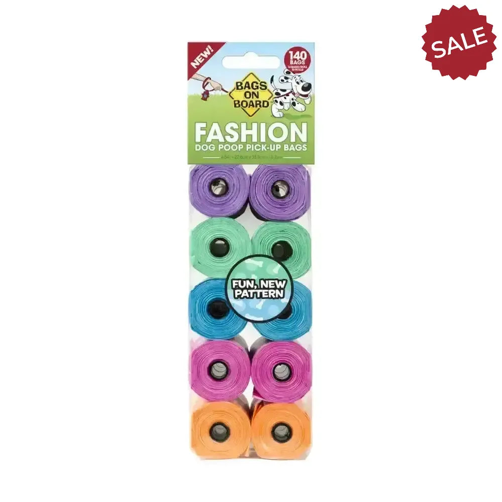 Bags On Board Refill Rolls Fashion 10 X 14 Bags Poop Bags