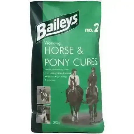 Baileys No. 2 Working Horse & Pony Cubes Horse Feed Horse Feeds