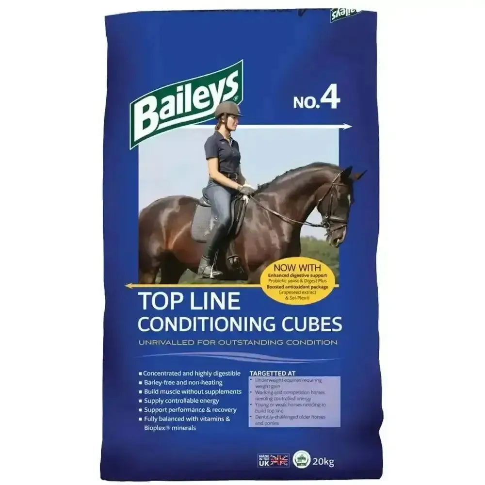 Baileys No. 4 Top Line Conditioning Cubes Horse Feed Horse Feeds