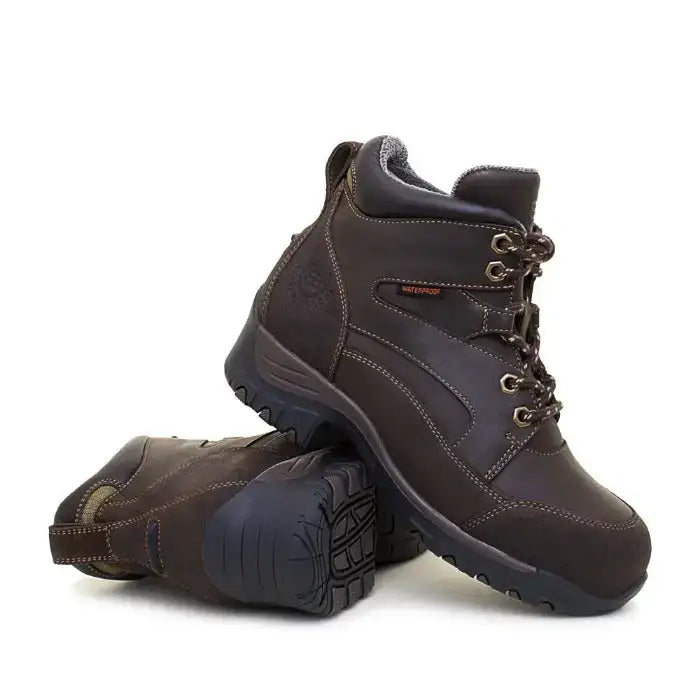 Dark brown Bareback Footwear Blair storm waterproof jodhpur boots with rugged soles and sturdy laces