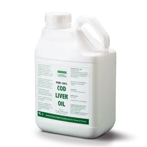 Barrier Cod Liver Oil 5 Litre Horse Supplements
