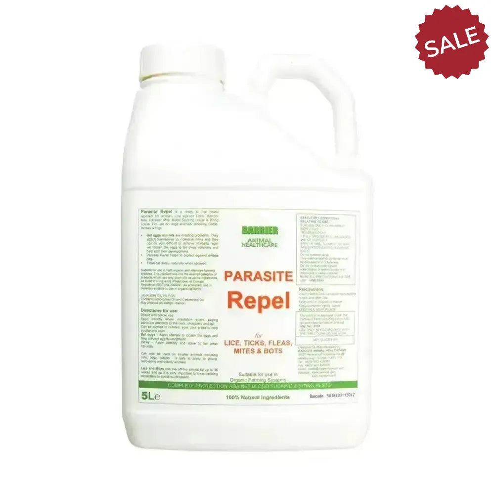 Barrier Parasite Repel 5 Litre Lice Sprays