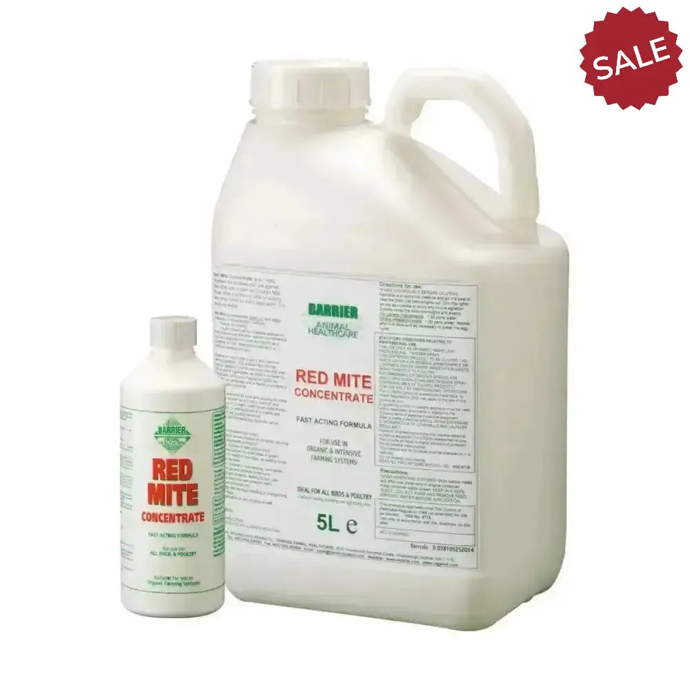 Barrier Red Mite Concentrate 5 Litre Mite Treatments