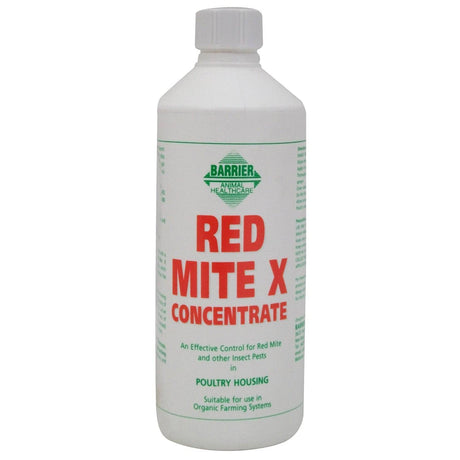 Barrier Red Mite X Concentrate Veterinary 500Ml Barnstaple Equestrian Supplies