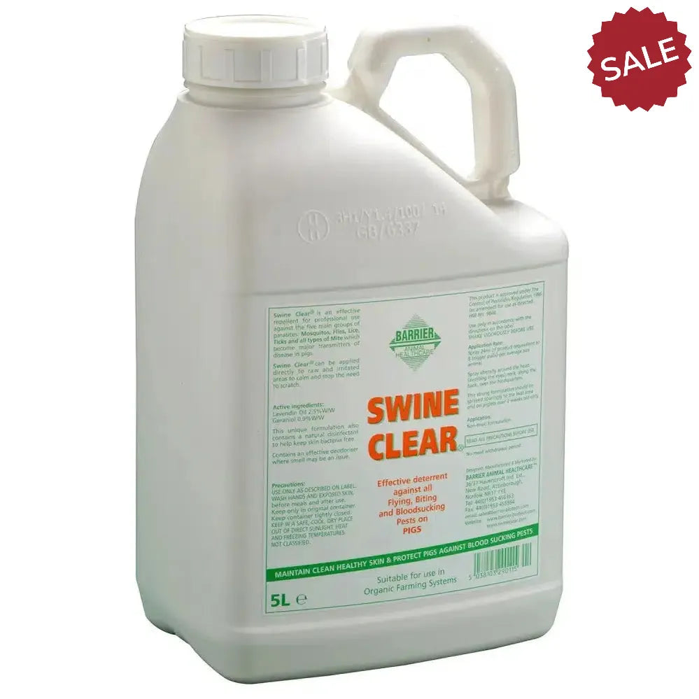 Barrier Swine Clear For Pigs 5 Litre Pigs
