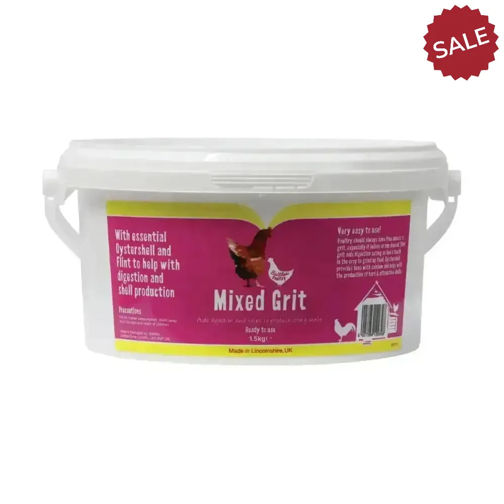 Battles Poultry Mixed Grit 1.5kg Poultry Grit