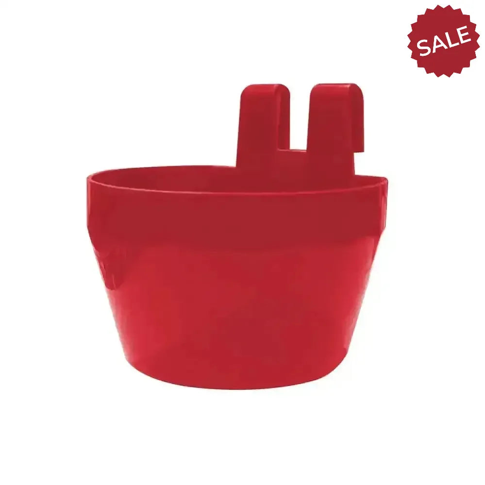 Bec Cage Cup Bird Drinker Red Poultry Drinkers