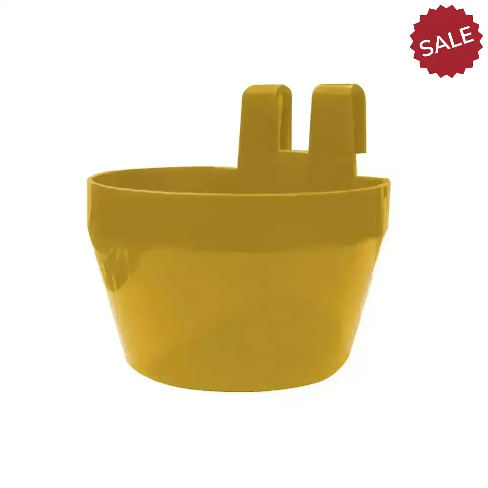 Bec Cage Cup Bird Drinker Yellow Poultry Drinkers