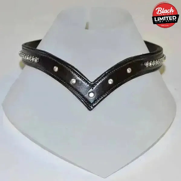 Becker Browbands Diamante V Havana Cob Bridle Accessories