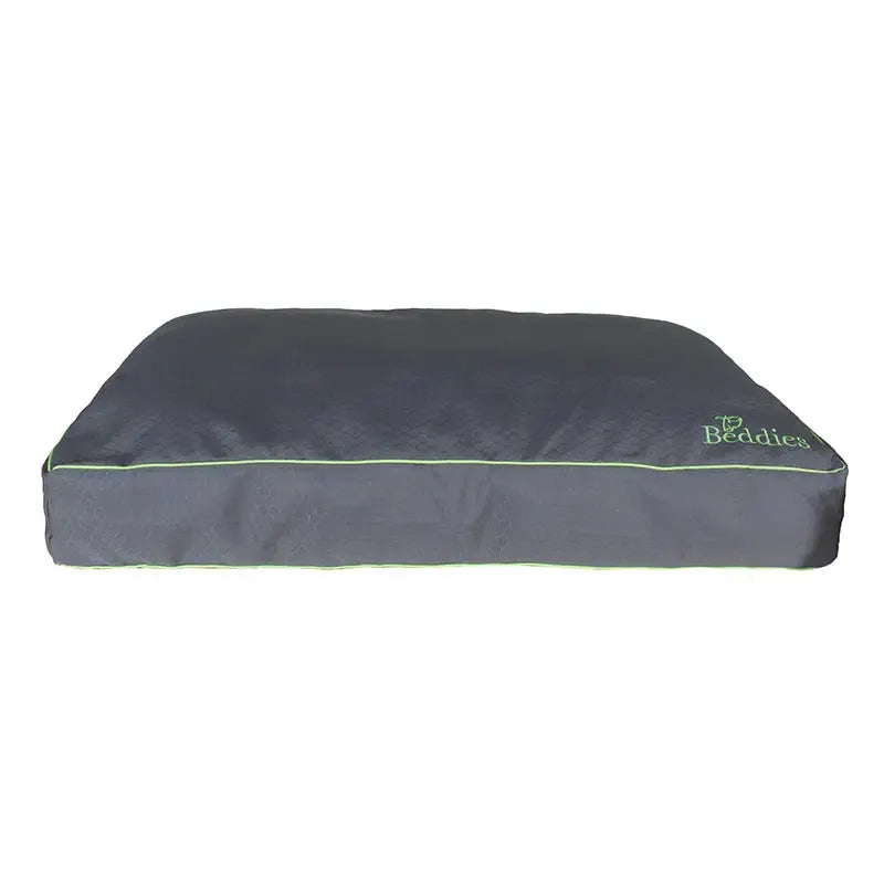 Beddies Waterproof Mattress Dog Bed Charcoal/Lime Small Dog Beds