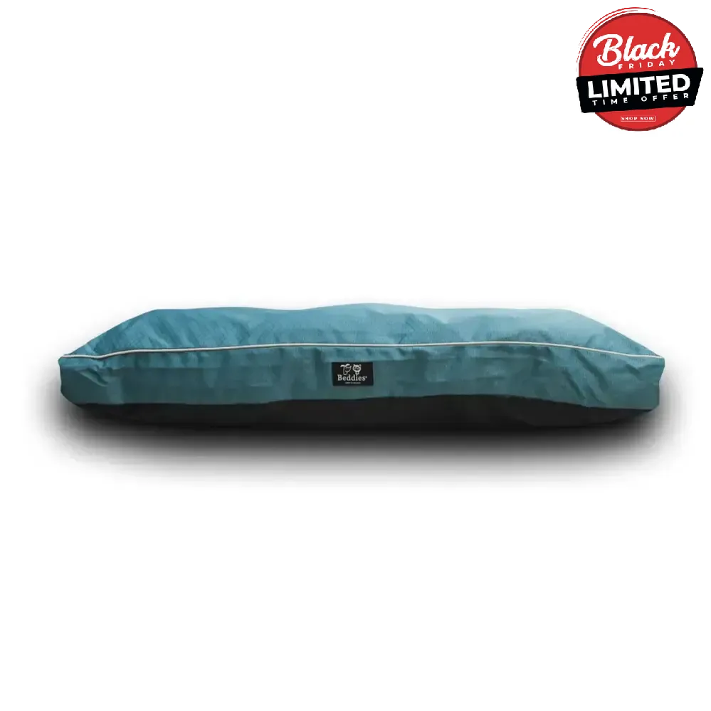 Beddies Waterproof Mattress Dog Bed Charcoal/Lime Small Dog Beds