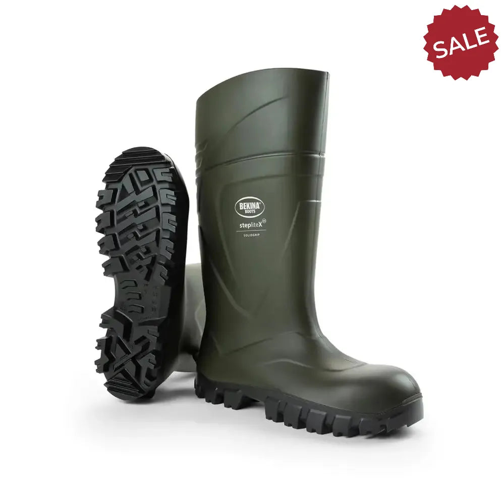 Bekina Boots Steplitex Solidgrip S5 Full Safety 10 (44) GREEN/BLACK Safety Boots