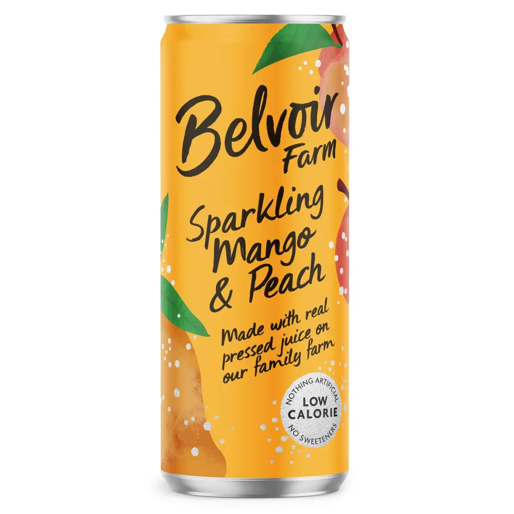 Belvoir Farm Canned Drinks Mango & Peach Drinks