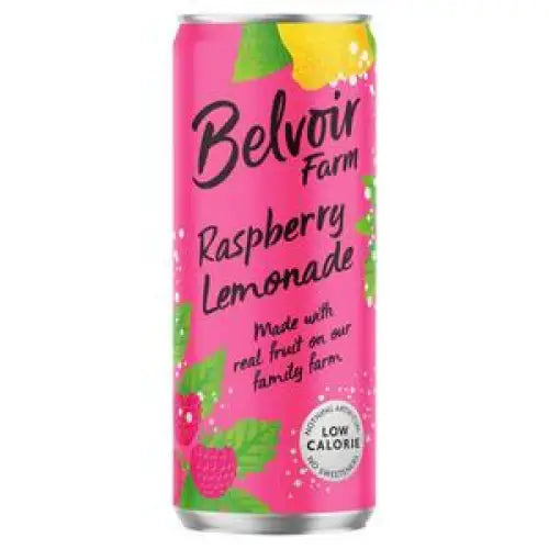 Belvoir Farm Canned Drinks Raspberry Lemonade Drinks
