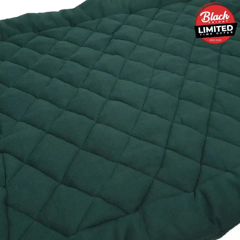 Benji & Flo Essential Fleece Dog Bed Green 40 x 60cm Dog Beds