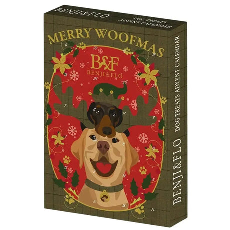 Benji & Flo Merry Woofmas Christmas Advent Calendar Pack of 6 Advent Calendars